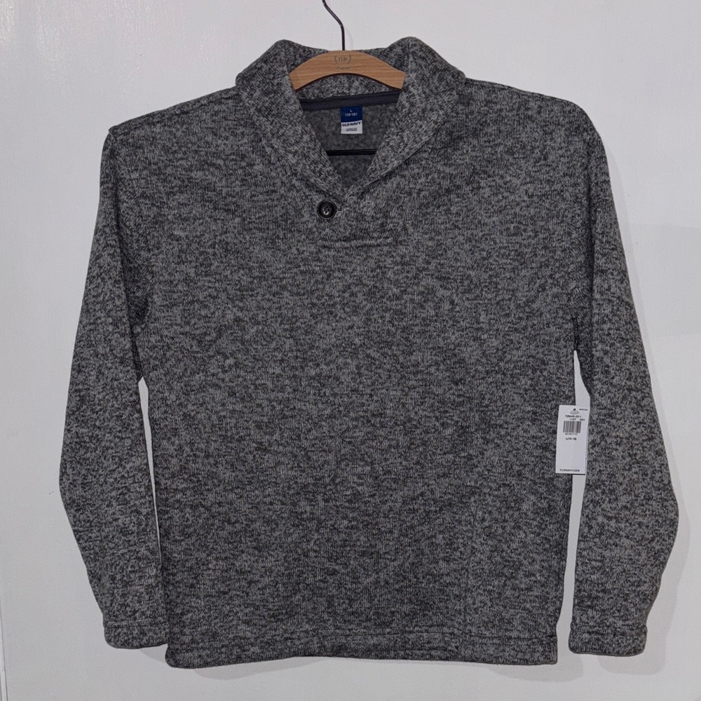 Old Navy Kids Charcoal Knit Sweater-NWT